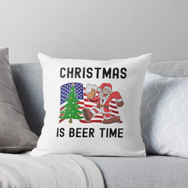 Item preview, Christmas Is Beer Time, Santa And Beer designed and sold by SportyDogShop.