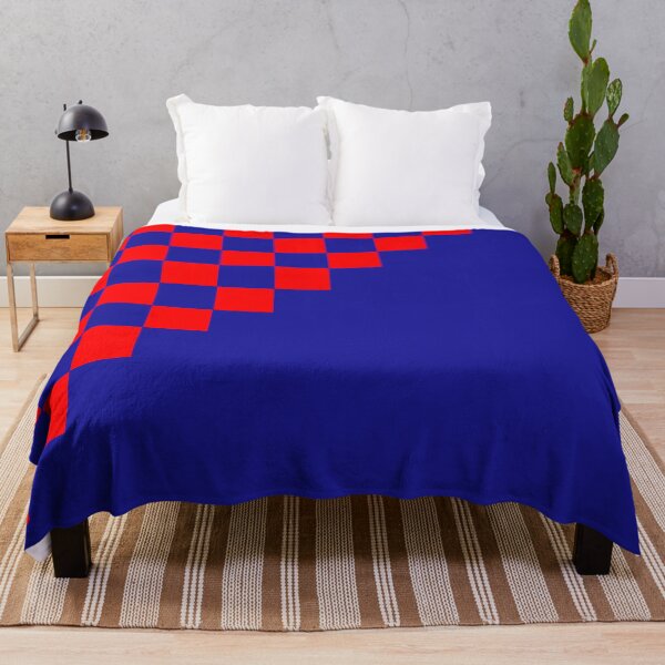 Item preview, Checkered Blue Red Triangle designed and sold by oxoxoxo.