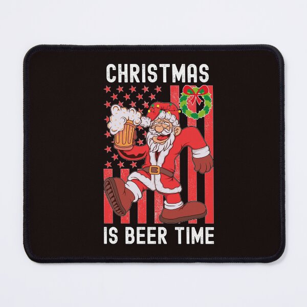 Item preview, Christmas Is Beer Time, Santa And Beer designed and sold by SportyDogShop.