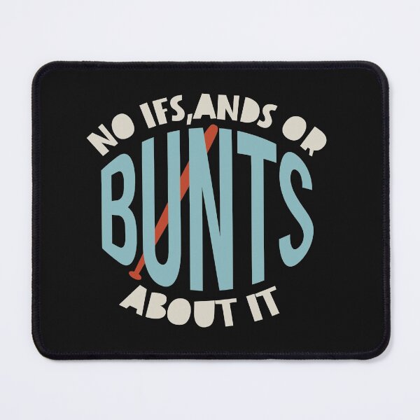 Item preview, Funny Bunt Baseball Pun designed and sold by whyitsme.