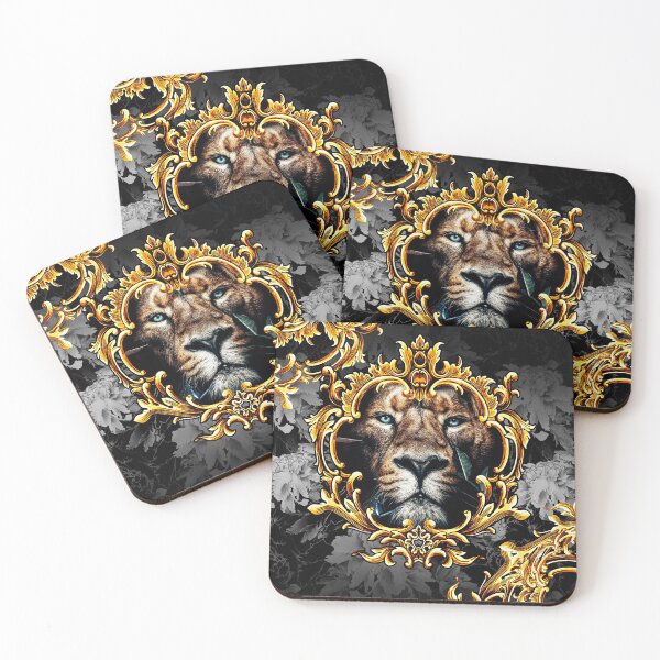 Item preview, gold lion frame designed and sold by Sympetrum.
