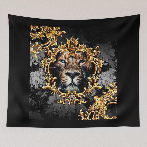 Item preview, gold lion frame designed and sold by Sympetrum.