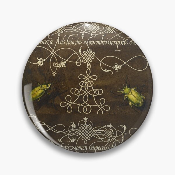 Item preview, Naturalist Manuscript: Insects and Calligraphy Illumination by Joris Hoefnagel  designed and sold by Naturalist Prints.