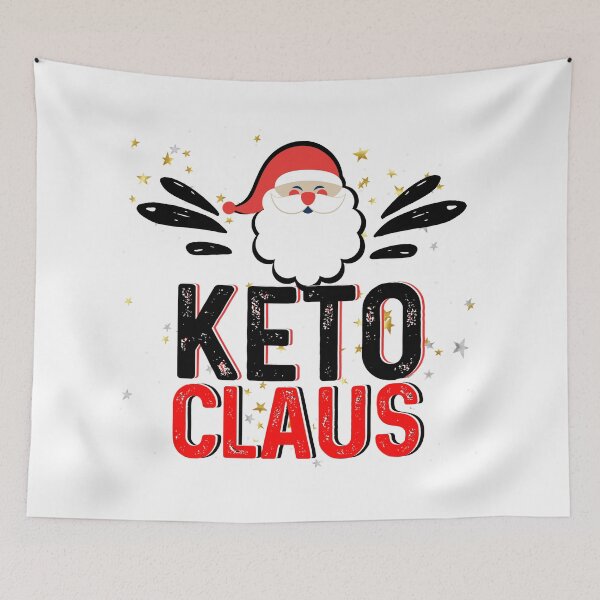 Item preview, Funny Christmas Keto Diet gifts. Keto Claus #KetoDiet #Ketosis #ketoholic designed and sold by AmazingEcraft.