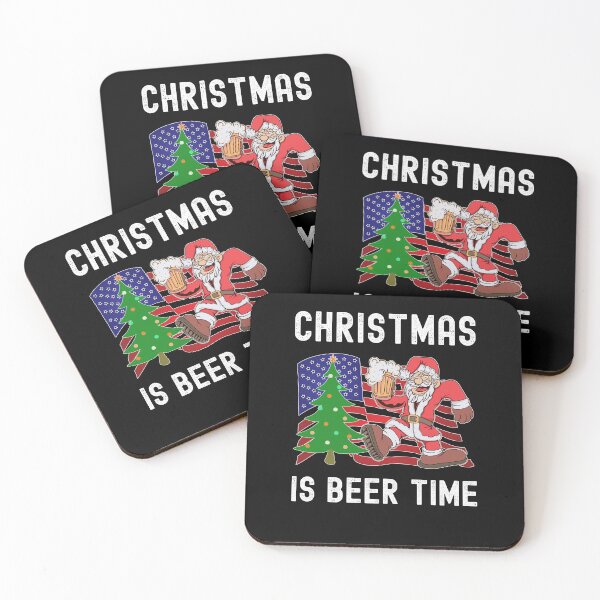 Item preview, Christmas Is Beer Time, Santa And Beer designed and sold by SportyDogShop.