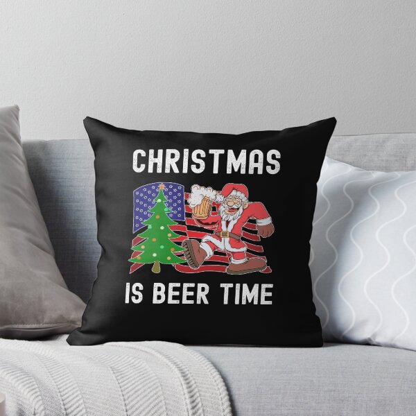 Item preview, Christmas Is Beer Time, Santa And Beer designed and sold by SportyDogShop.