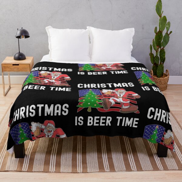 Item preview, Christmas Is Beer Time, Santa And Beer designed and sold by SportyDogShop.