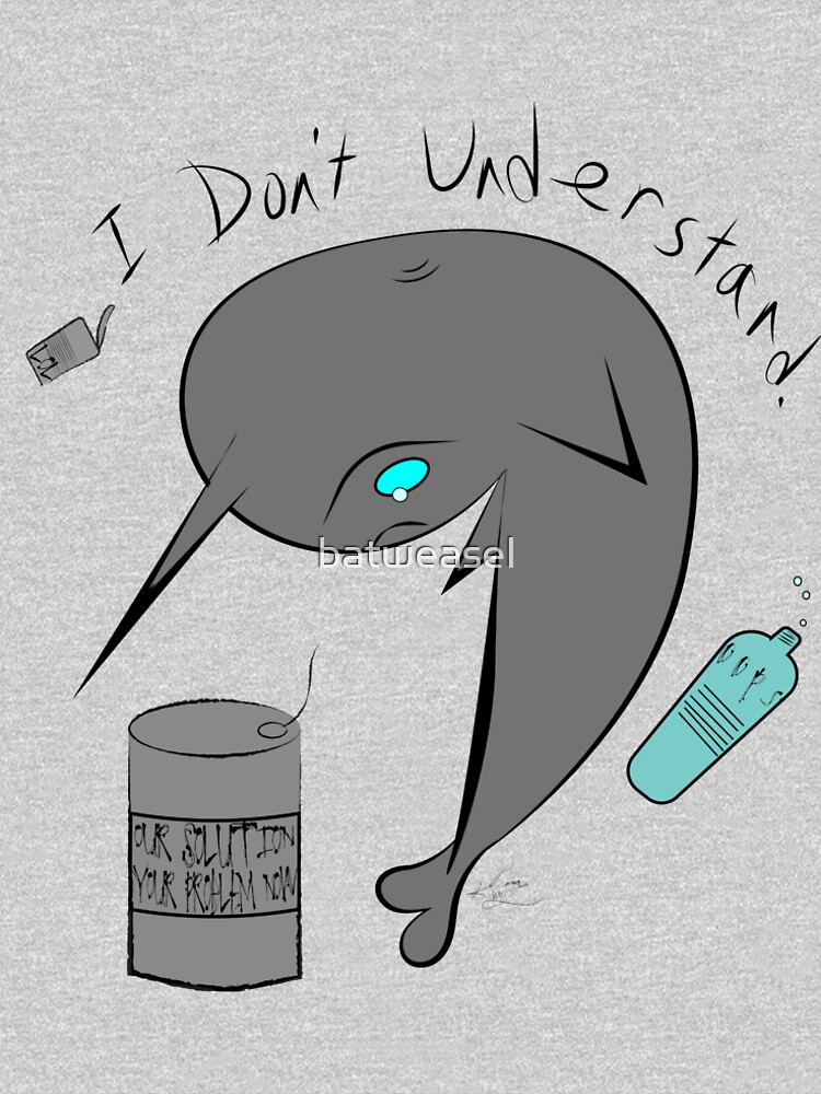 Thumbnail 6 of 6, Premium T-Shirt, I Don't Understand. designed and sold by batweasel.