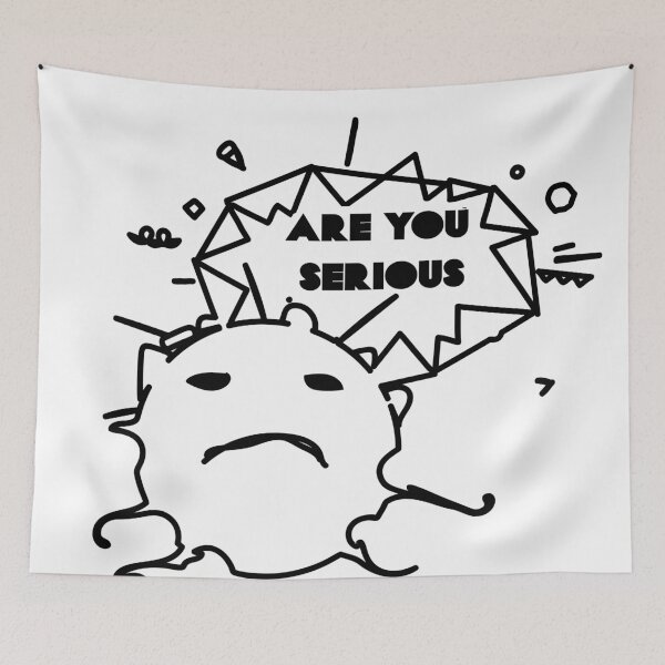 Item preview, Are you serious, Funny meme ,Gift man and women, Funny serious  designed and sold by aydidi.