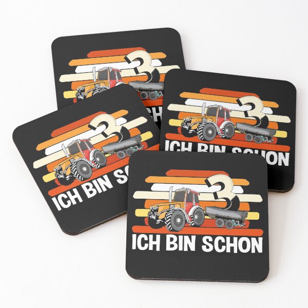 Item preview, Children 3 years birthday boy girl tractor tractor with trailer designed and sold by brunsch-print.