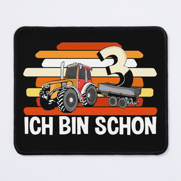 Item preview, Children 3 years birthday boy girl tractor tractor with trailer designed and sold by brunsch-print.