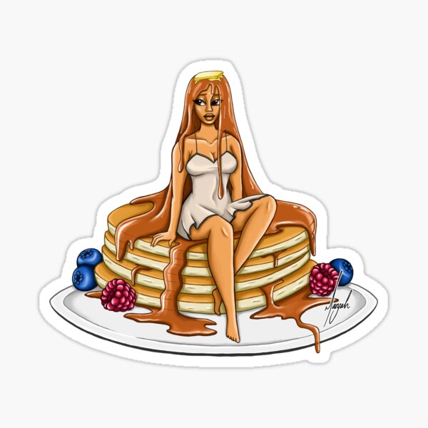 Pancake Girl Sticker