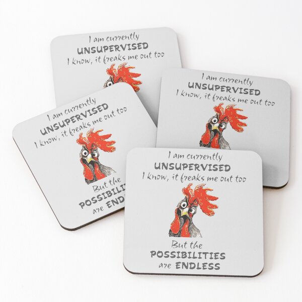 Item preview, “Unsupervised Chicken” by farmerscottage  designed and sold by FarmersCottage.