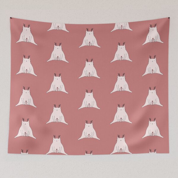 Item preview, Christmas cat staring designed and sold by myabstractmind.