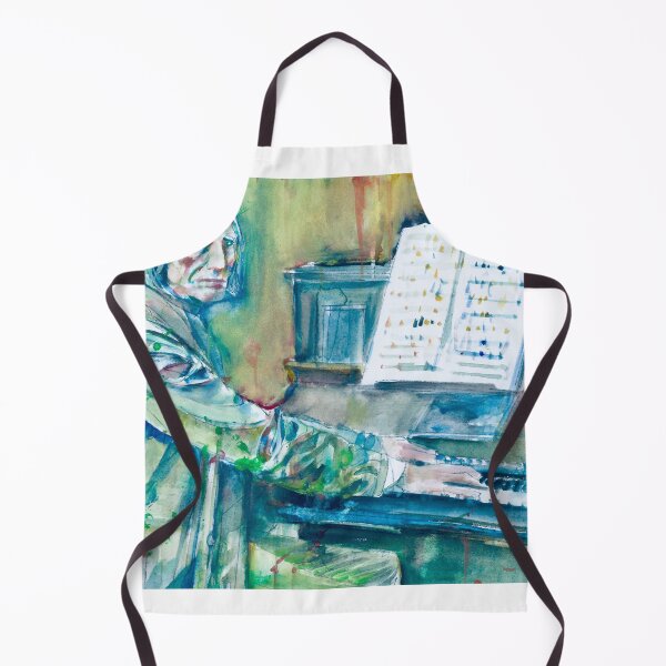 Item preview, FRANZ LISZT - watercolor portrait .3 designed and sold by lautir.