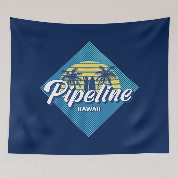Item preview, Banzai Pipeline Hawaii Retro 80s Summer Surf Design designed and sold by CynthiaGraphics.