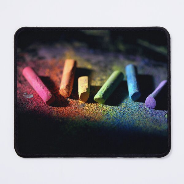 Item preview, School supplies in colored chalk powder School of Fine Arts Creation Material Imagination Colors designed and sold by MonArtisteSam.