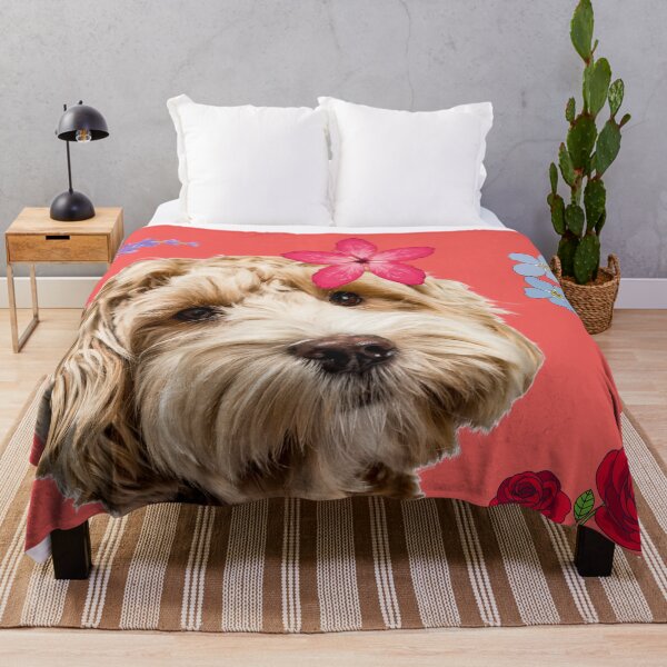 Item preview, Dog and Flowers designed and sold by trendingatees.