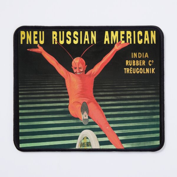 Item preview, Leonetto Cappiello Pneu Russian American Bicycle designed and sold by redjaygraphics.