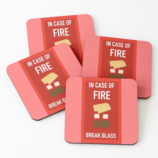 Item preview, In case of fire break glass for s’mores  designed and sold by Yoohoo-xoErica.