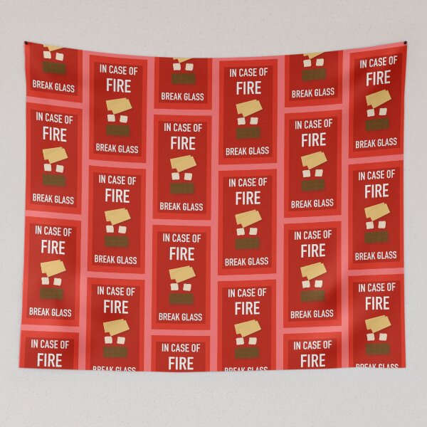 Item preview, In case of fire break glass for s’mores  designed and sold by Yoohoo-xoErica.