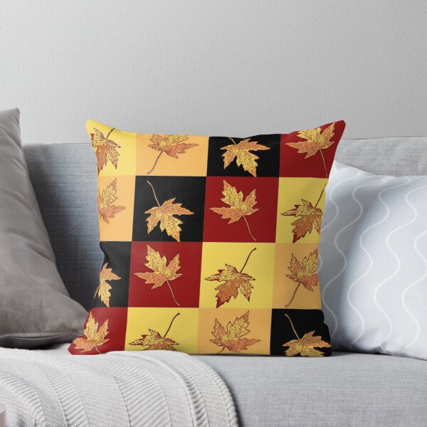 Item preview,  Maple leaves repeat patterns illustration art designed and sold by Sameera Amir.