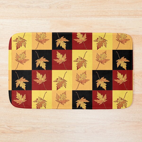 Item preview,  Maple leaves repeat patterns illustration art designed and sold by Sameera Amir.