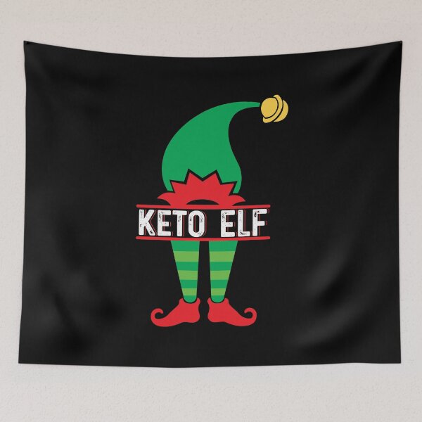 Item preview, Keto Elf. Funny Christmas Keto Diet gifts #KetoDiet #Ketosis #ketoholic designed and sold by AmazingEcraft.
