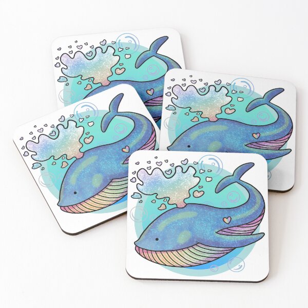 Item preview, Rainbow Whale designed and sold by CadenceLG.