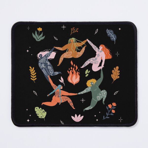 Item preview, Feminist Dance Circle - Body Positivity with Tattoos in Black designed and sold by Monica  Segura.