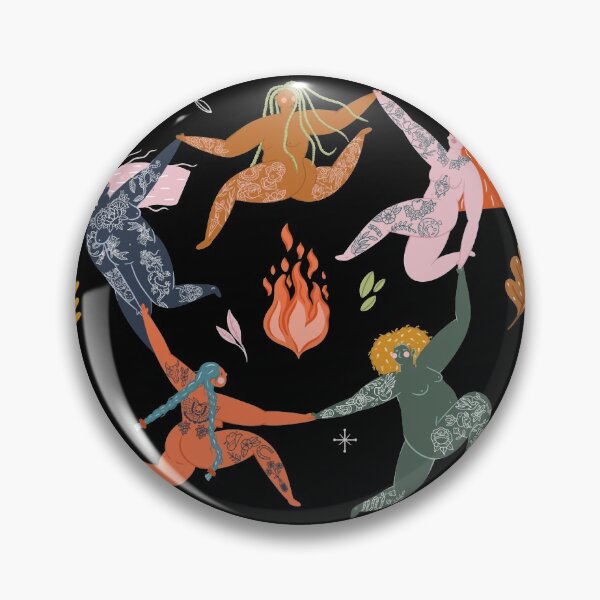 Item preview, Feminist Dance Circle - Body Positivity with Tattoos in Black designed and sold by Monica  Segura.