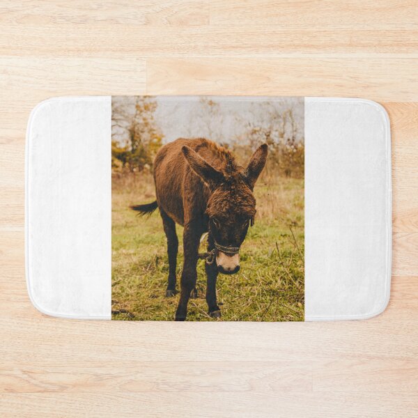 Item preview, Cute Donkey in the Field of Black Sea Coast designed and sold by ElanUlv.