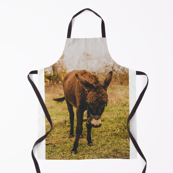 Item preview, Cute Donkey in the Field of Black Sea Coast designed and sold by ElanUlv.