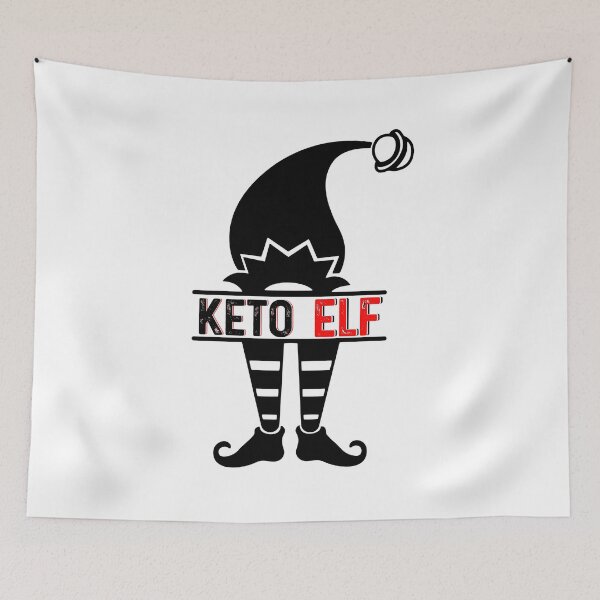 Item preview, Christmas Keto Elf. Funny Christmas Keto Diet gifts #KetoDiet #Ketosis #ketoholic designed and sold by AmazingEcraft.