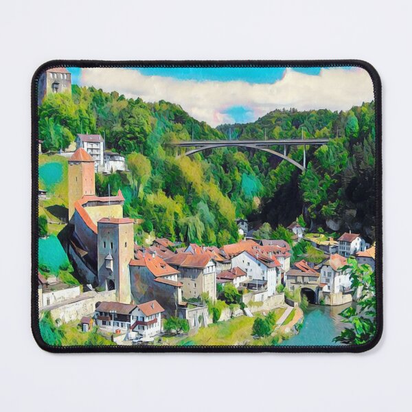 Item preview, Fribourg Streets designed and sold by Sofia-Draws.