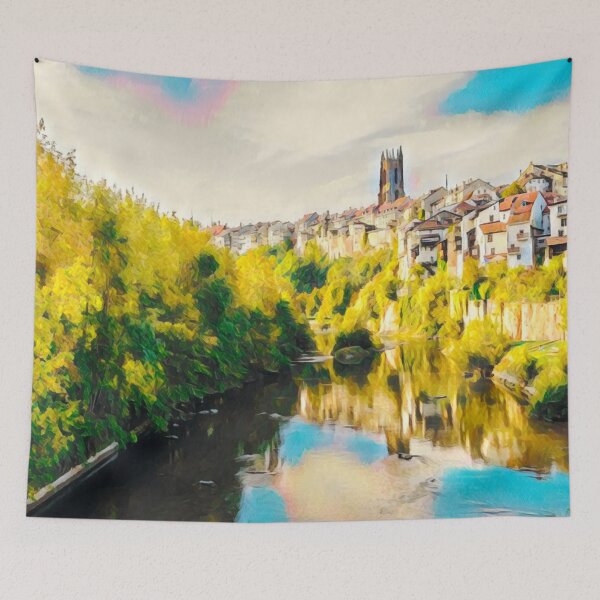 Item preview, Fribourg View designed and sold by Sofia-Draws.