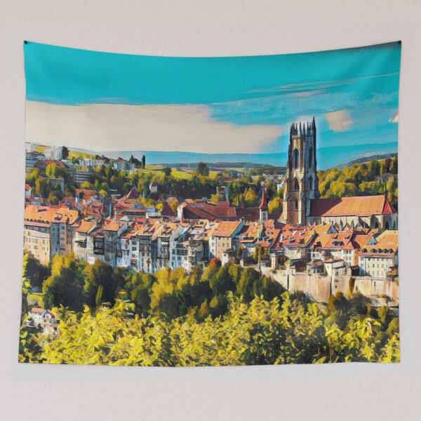 Item preview, Fribourg Switzerland designed and sold by Sofia-Draws.