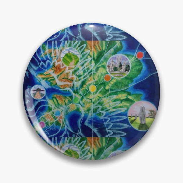 Artikelvorschau, St. Michael Leyline 2019 entworfen und verkauft von Nic Phillips Sacred Art.
