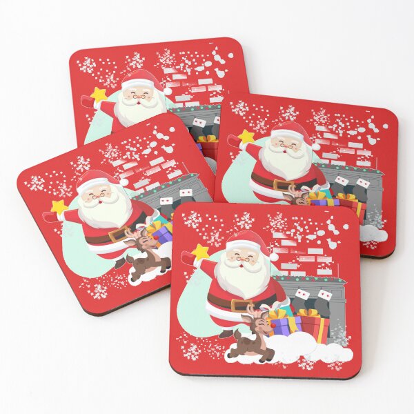 Item preview, Santa down the chimney designed and sold by Cursed-Creative.