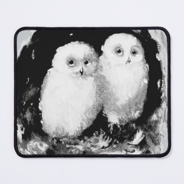 Item preview, Vintage Baby Snow Owls Picture designed and sold by Eklectikos.