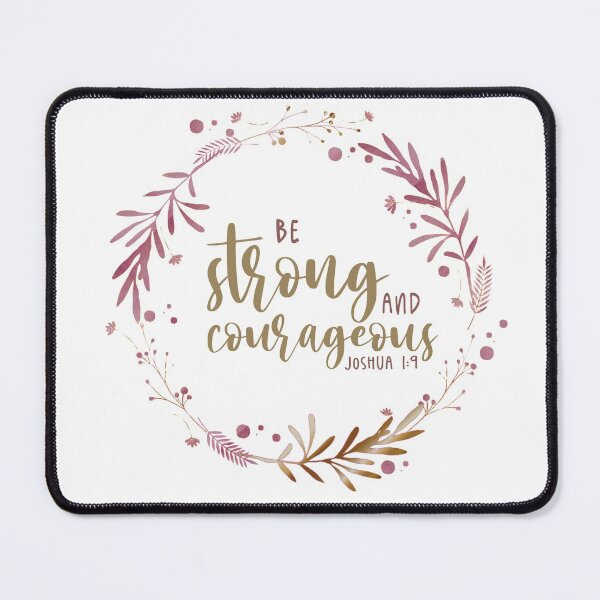 Item preview, Be strong and courageous designed and sold by Cane & Abel Creations ..