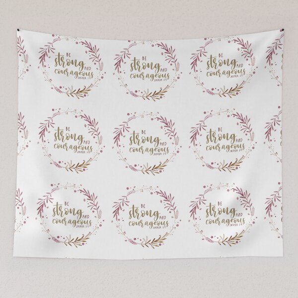 Item preview, Be strong and courageous designed and sold by Cane & Abel Creations ..