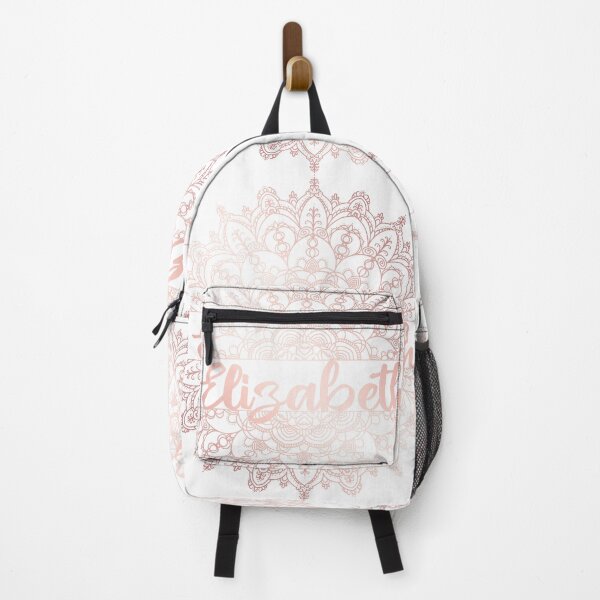 Item preview, First name Elizabeth mandala in rose gold designed and sold by felinefeelings.