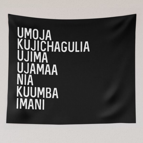 Item preview, Kwanzaa Seven Principles designed and sold by ProtonProject.