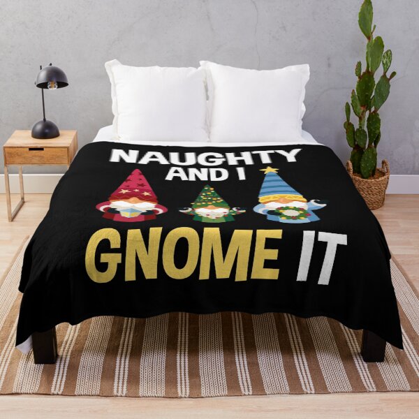 Item preview, Xmas Naughty And I Gnome It Funny Christmas Party Gnomes designed and sold by MJLdesigns.