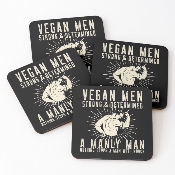 Item preview, Manly Vegan Men With Nooch designed and sold by nanogarbanzo.