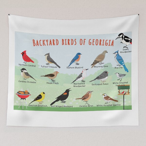 Item preview, Backyard birds of Georgia  designed and sold by AndyMcBird.