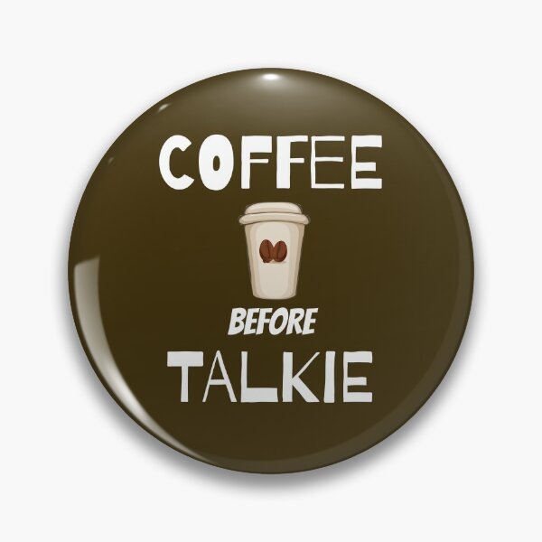 Item preview, Coffee before talkie  designed and sold by Texty-Tshirts.