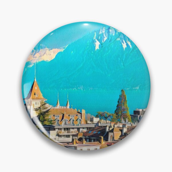 Item preview, Lausanne Skyline designed and sold by Sofia-Draws.