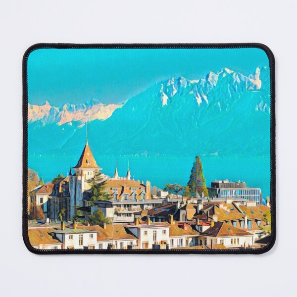 Item preview, Lausanne Skyline designed and sold by Sofia-Draws.